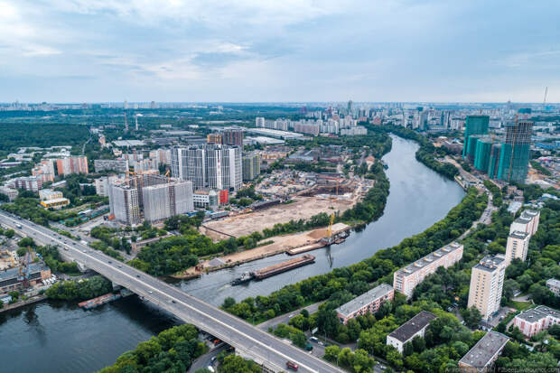Шелепихинский мост и МФК «Фили-Град».