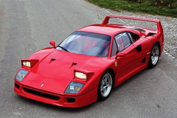 Ferrari F40 turbo, авто, автомобили, двигатель, двс, мотор, турбина, турбонаддув