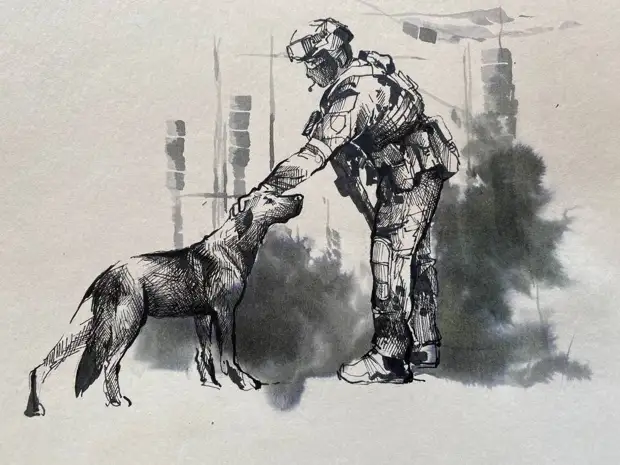 Рисунки участника специальной военной операции на Донбассе и Украине показывают происходящее с новой стороны