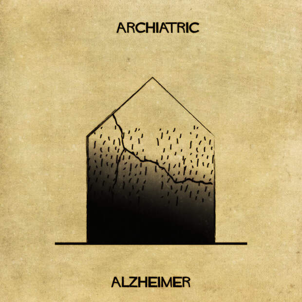 Болезнь Альцгеймера архитектура, заболевание