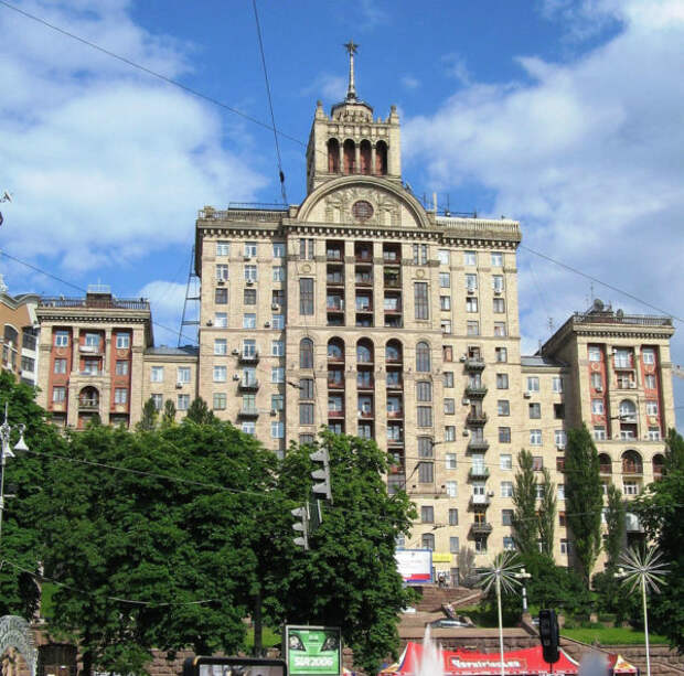 Дом на Крещатике, в котором у Данилко есть квартира
