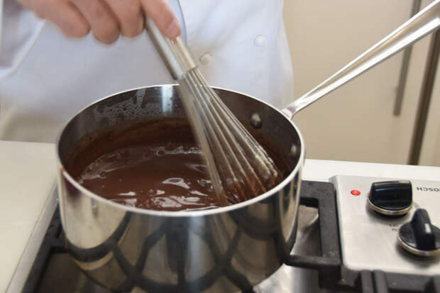 приготовление горячего шоколада