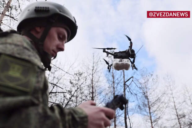 Дроны доставили куличи российским военнослужащим западной группировки СВО