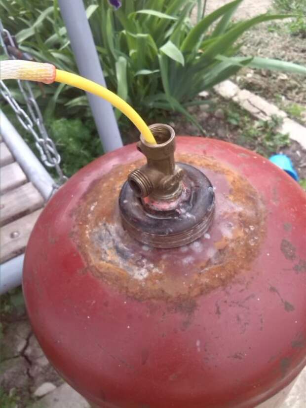 Труба из газовых баллонов своими руками Труба из газовых баллонов своими руками