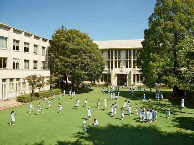 Seishin Joshi Gakuin School, Токио, Япония дети, игровые площадки, мир, путешествия, страны