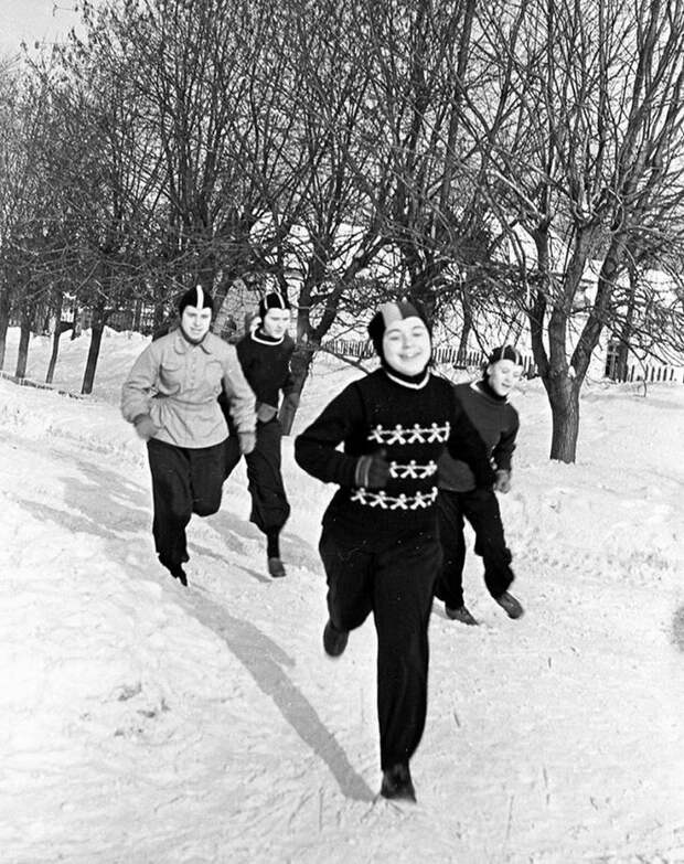 Зима в архивных снимках Советского Союза