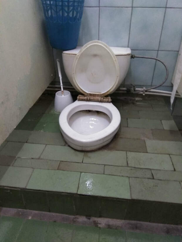 Дизайн туалетной кабинки.