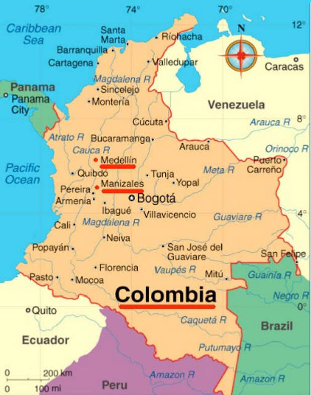В небе Колумбии необъяснимый рокот напугал целый город