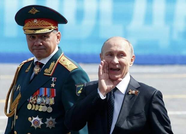 Сергей Шойгу и Владимир Путин