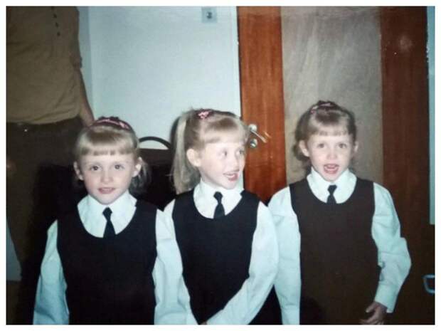 Абсолютно идентичные девочки-тройняшки, родившиеся в 1987 году: можно ли их отличить сегодня. Фото