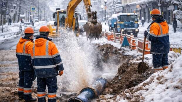 В Барнауле почти сотня частных домов осталась без воды из-за коммунальной аварии