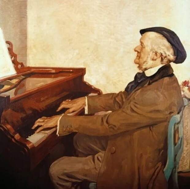 Рихард Вагнер за пианино