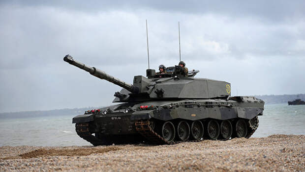 Танк Challenger 2 Британских Вооруженных сил. Архивное фото