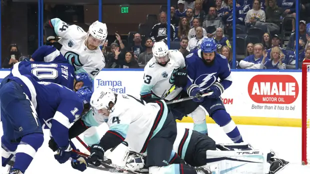 Шатаут Василевского помог «Тампе» победить «Сиэтл» в матче НХЛ