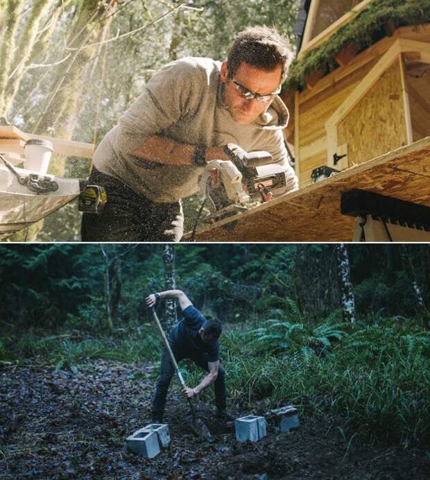 Все строительные и плотницкие работы увлеченный учитель начальных классов делает самостоятельно (Diamond Cabin, США). Все строительные и плотницкие работы увлеченный учитель начальных классов делает самостоятельно (Diamond Cabin, США).