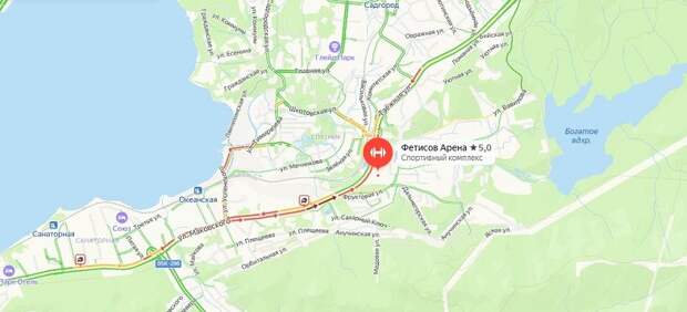 Многокилометровая пробка сковала улицы Владивостока после праздничной молитвы мусульман