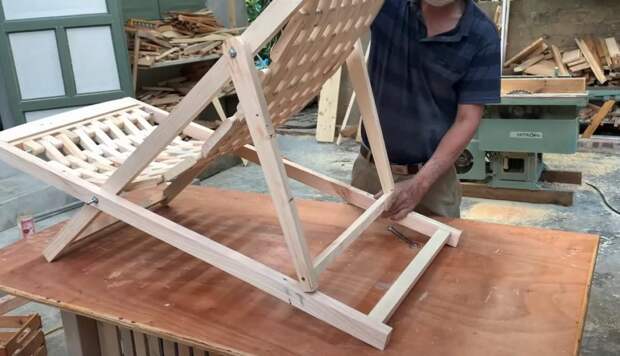 Как сделать деревянный складной стул для отдыха на свежем воздухе