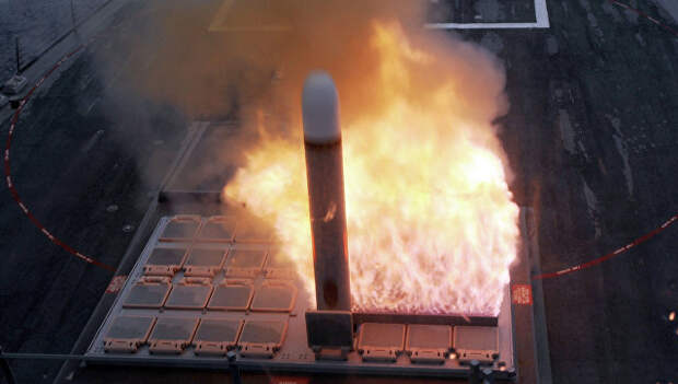 Запуск ракеты Томагавк