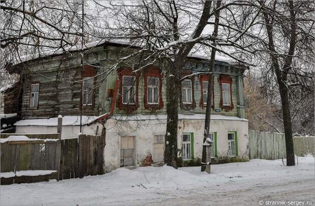 Улицы деревянного старого Владимира