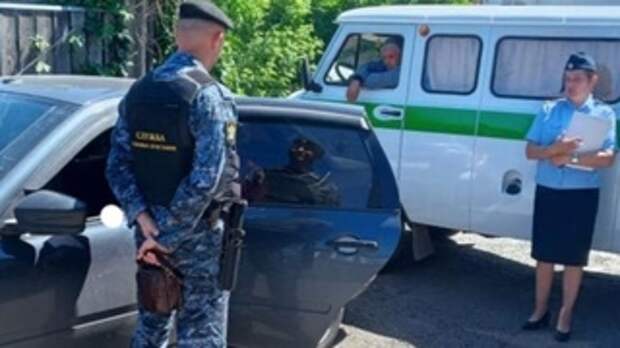 Конфискация автомобиля / Фото: ГУ ФССП по Алтайскому краю 