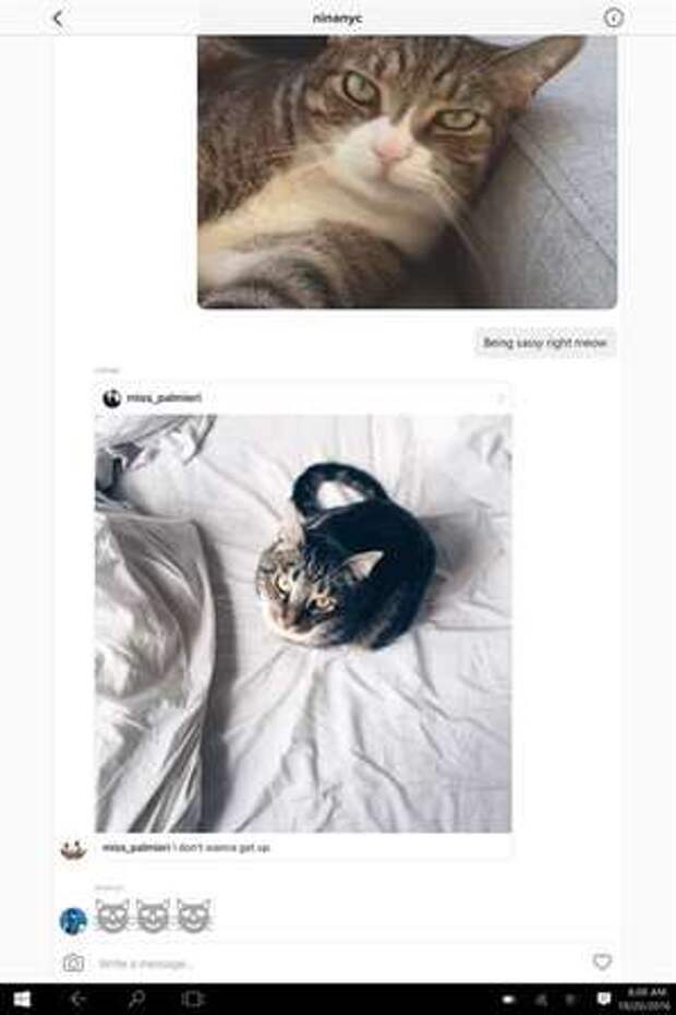 Instagram Direct на ПК