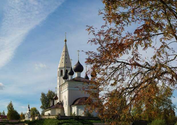 Село Вятское Ярославской области, признанное самой красивой деревней России 2015-го года