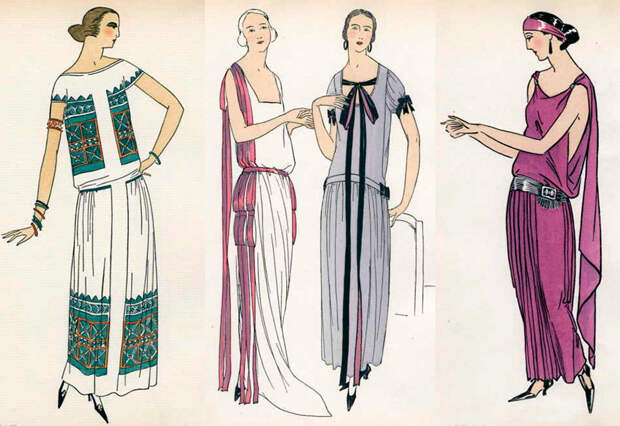 Женская мода 1919-1923