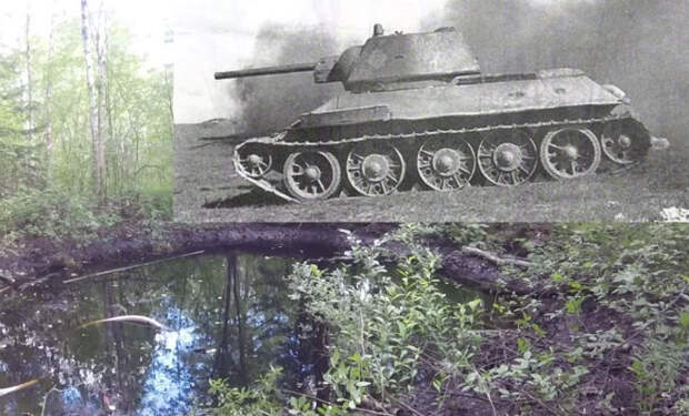Нашли Т-34, пропавший в болотах: погружение за амуницией и артефактами