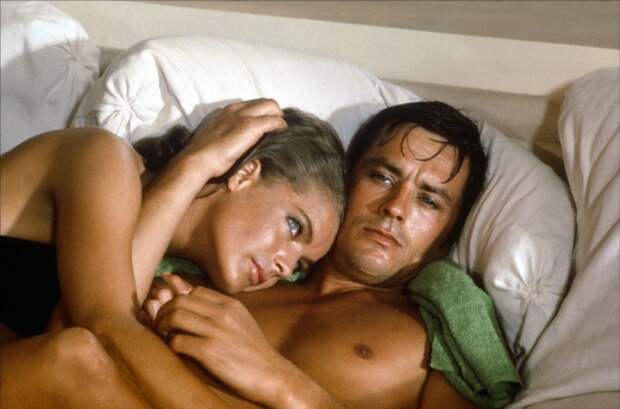 Роми Шнайдер и Ален Делон. Фото / Romy Schneider and Alain Delon photo. La Piscine / Бассейн 1968