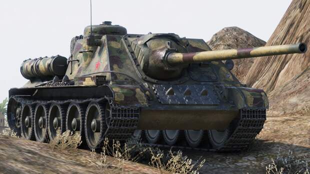 Су-100 в игре и в жизни