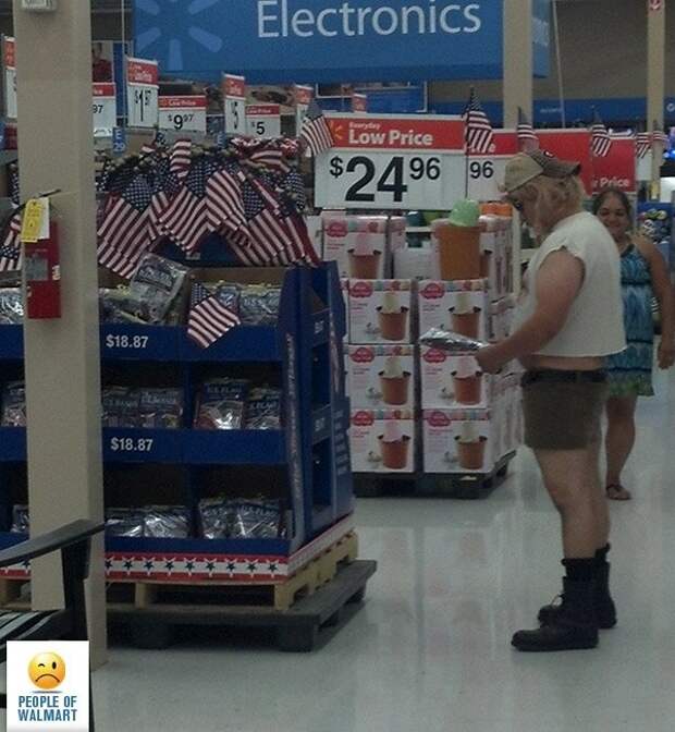 Странные посетители американских супермаркетов People Of Walmart, америка, люди, магазин, мода, одежда, чудики