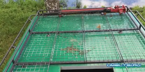 Самодельный вездеход "Гризли" на шинах низкого давления