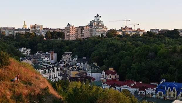 Вид на один из районов Киева. Архивное фото