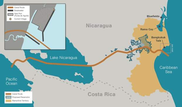 12. В июле 2014 года был утверждён маршрут Никарагуанского канала между Тихим и Атлантическим океанами, который пройдет через озеро Никарагуа. Строительство началось 22 декабря 2014 года. никарагуа, озеро, факты