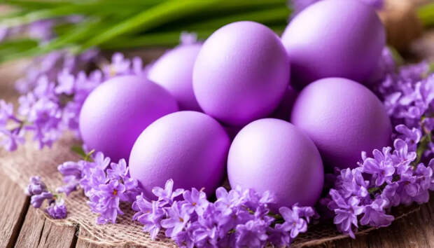 Никакой химии: этот сиреневый цвет для пасхальных яиц делают из того, что точно есть у каждой хозяйки в холодильнике