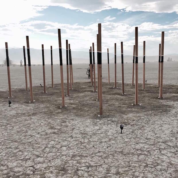 Самые впечатляющие арт-инсталляции фестиваля Burning Man 2016