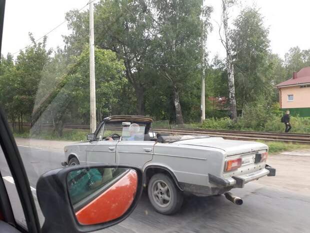 Как говорят психологи, на лицо кризис среднего возраста автомобиль, ваз, волга, жигули, кабриолет, тюнинг, юмор