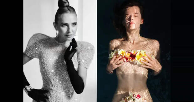 Татьяна Навка в "голом" платье, Юлия Высоцкая — в одеяле на голое тело и обнажённая Катерина Шпица: как селебрити встретили 8 Марта