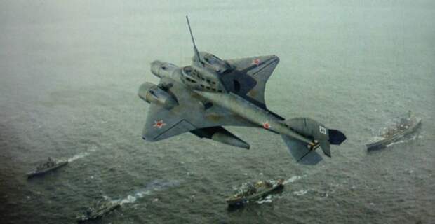 Как в СССР разрабатывали летающую подлодку (видео) itemprop=