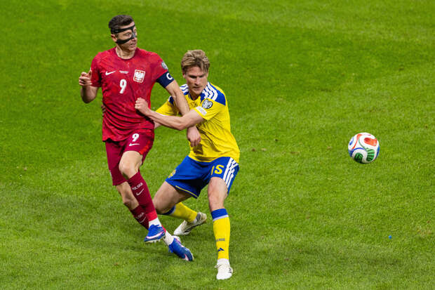 Сборная Швеции обыграла команду Польши и вышла на чемпионат мира - 2026