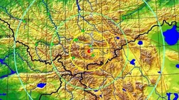 Эпицентр землетрясения / Фото: seishub.ru