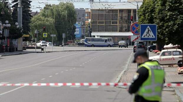 Захват заложников в Луцке