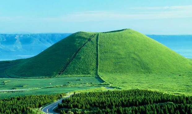 Вулкан Асо, Япония, остров Киу-Шиу, интересные факты о вулканах