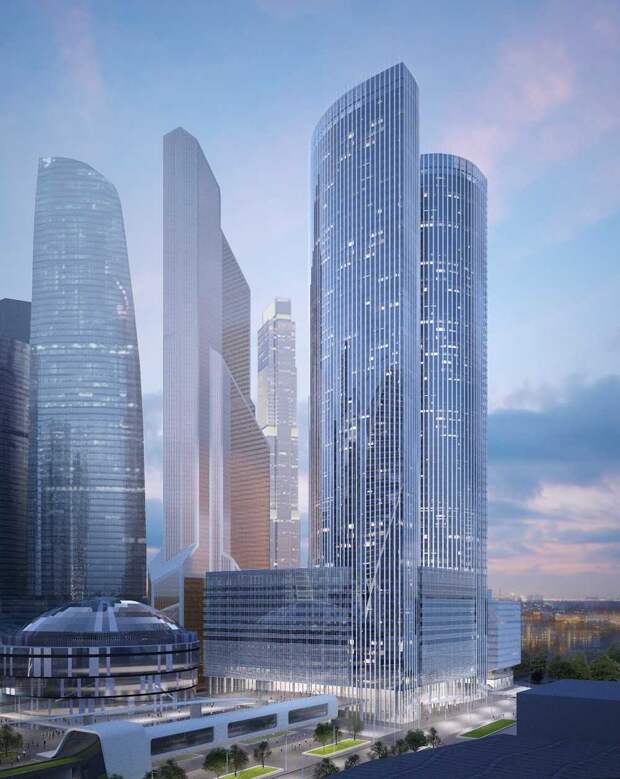 В «Москва-Сити» появился еще один небоскреб. Как он выглядит