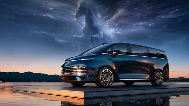 Toyota Alphard отдыхает. Представлен Geely Galaxy V900: 462 л.с., полный привод, пневмоподвеска, 1220 км на баке бензина и 10 граммов золота — всего 270 тыс. юаней (3 млн рублей)