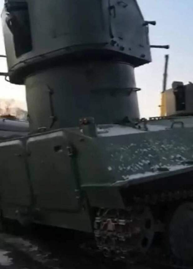 Корабельная установка 2М-3М с автоматическими пушками явно нарушила весовой баланс МТ-ЛБ