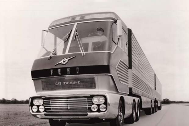 Ford Turbine Truck 1964 - Грузовик размером с дом ford, авто, автоистория, грузовик, концепт, концепт-кар, разработки, ретро авто