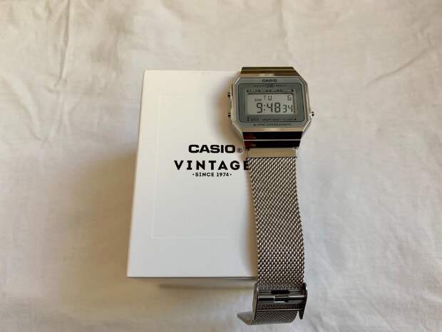 Самые тонкие электронные часы от Casio, всего 6 миллиметров! Обзор модели A700WEM