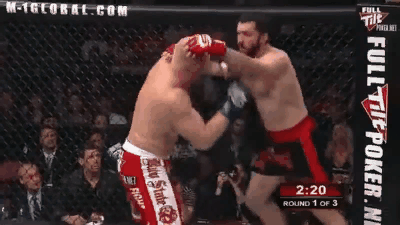 Майор ВДВ в отставке нокаутириует экс-чемпиона UFC (+GIF)👊
