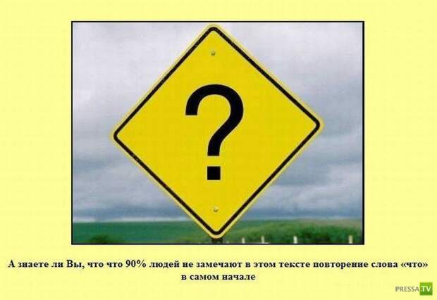 Интересные факты в картинках
